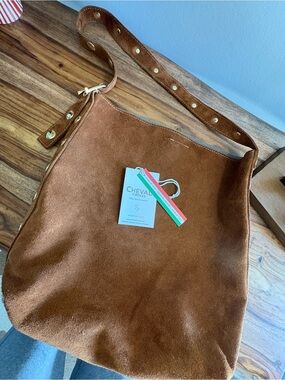 Brown Suede Shoulder and cross body bag!